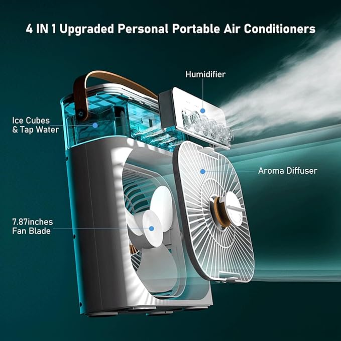 Portable Air AC Cooler for car Home/Office/Room 🥶